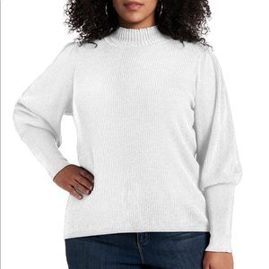 1.STATE Women’s Ballon-Sleeve Sweater